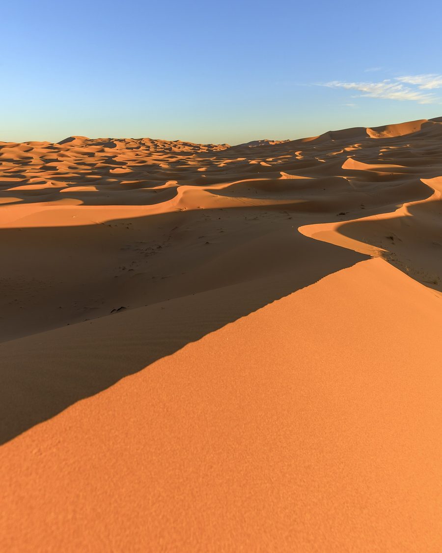 Sahara dunes at Merzouga