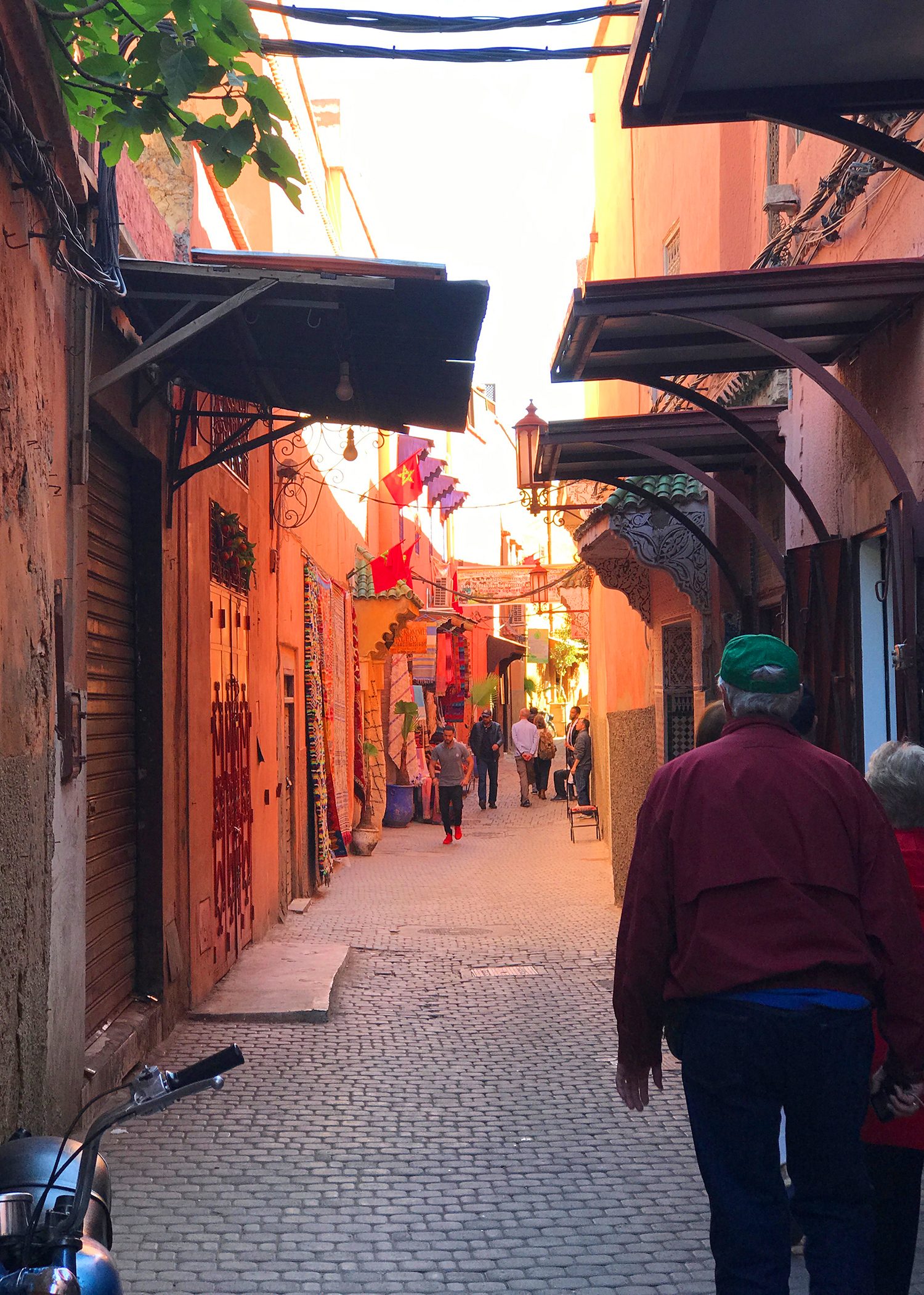 Souk in the Marrakech medina